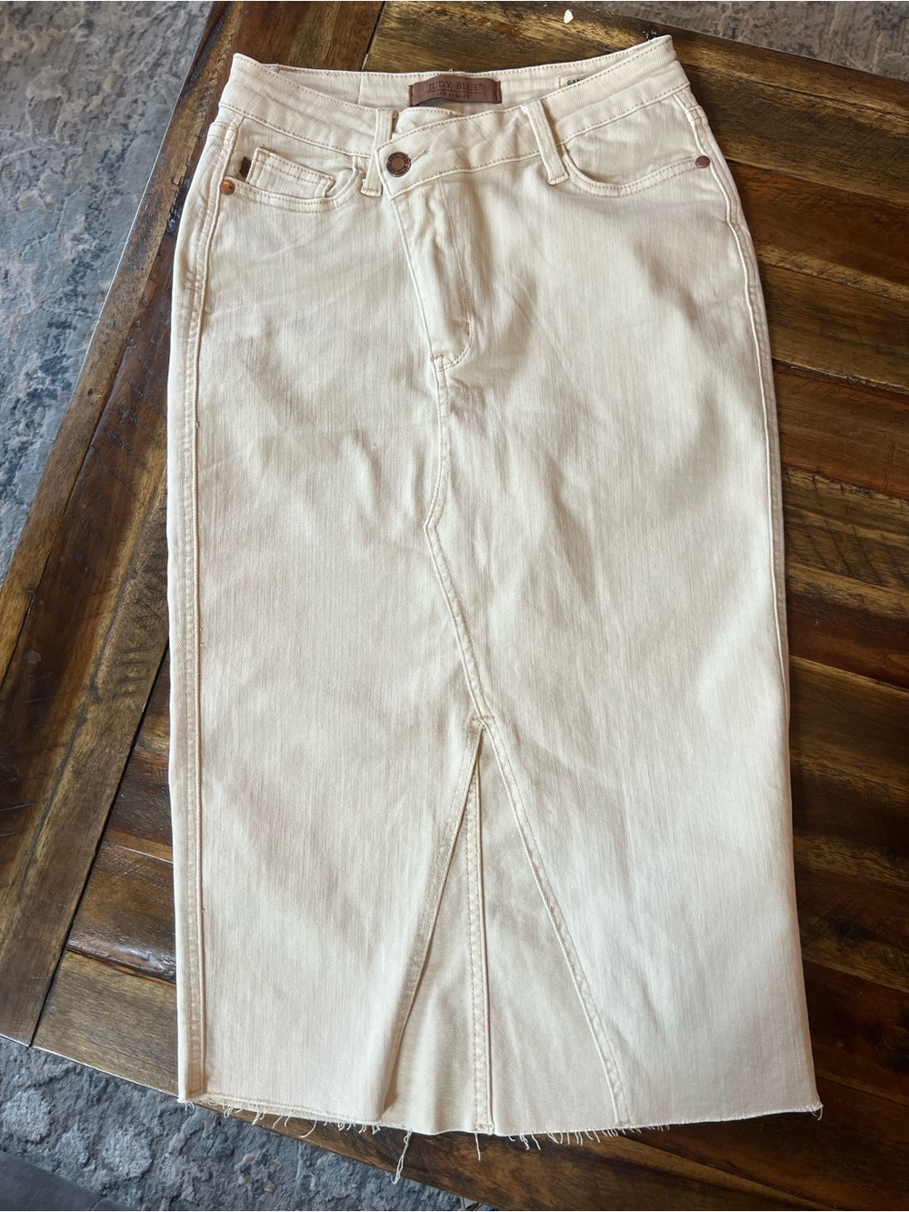Judy Blue Jean pencil skirt
